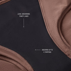 PERIOD PANTIES BOY SHORT | OBSIDIAN