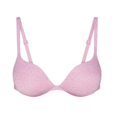 SKIMS ULTIMATE TEARDROP PUSH-UP BRA | BUBBLE GUM LEOPARD PRINT