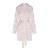 WOVEN SHINE ROBE | BARELY PINK SNACK BAG