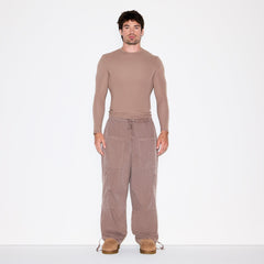 FITS EVERYBODY MENS SLIM LONG SLEEVE T-SHIRT | UMBER