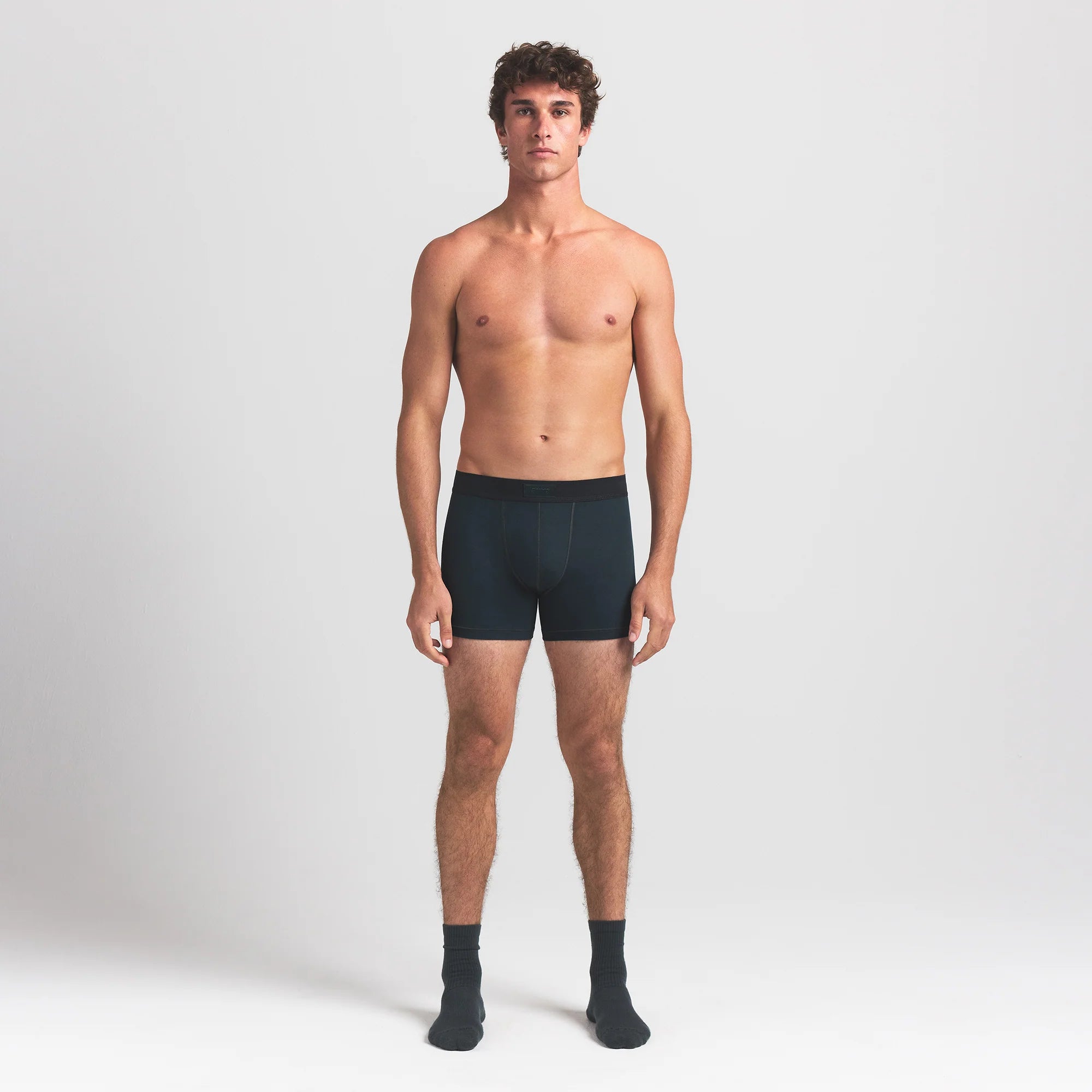 SKIMS COTTON MENS 3" BOXER BRIEF 3-PACK | VERDANT MULTI