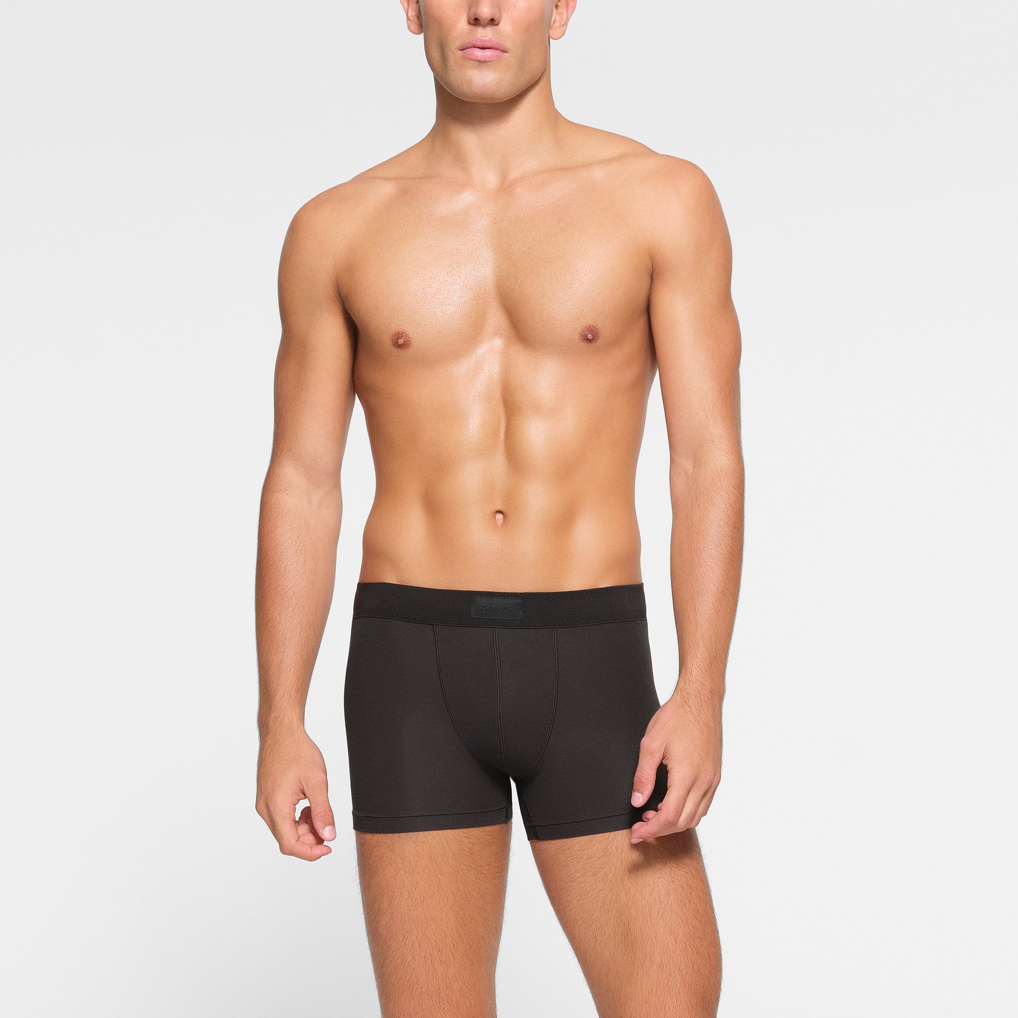 SKIMS COTTON MENS 3" BOXER BRIEF 3-PACK | HEATHER MULTI
