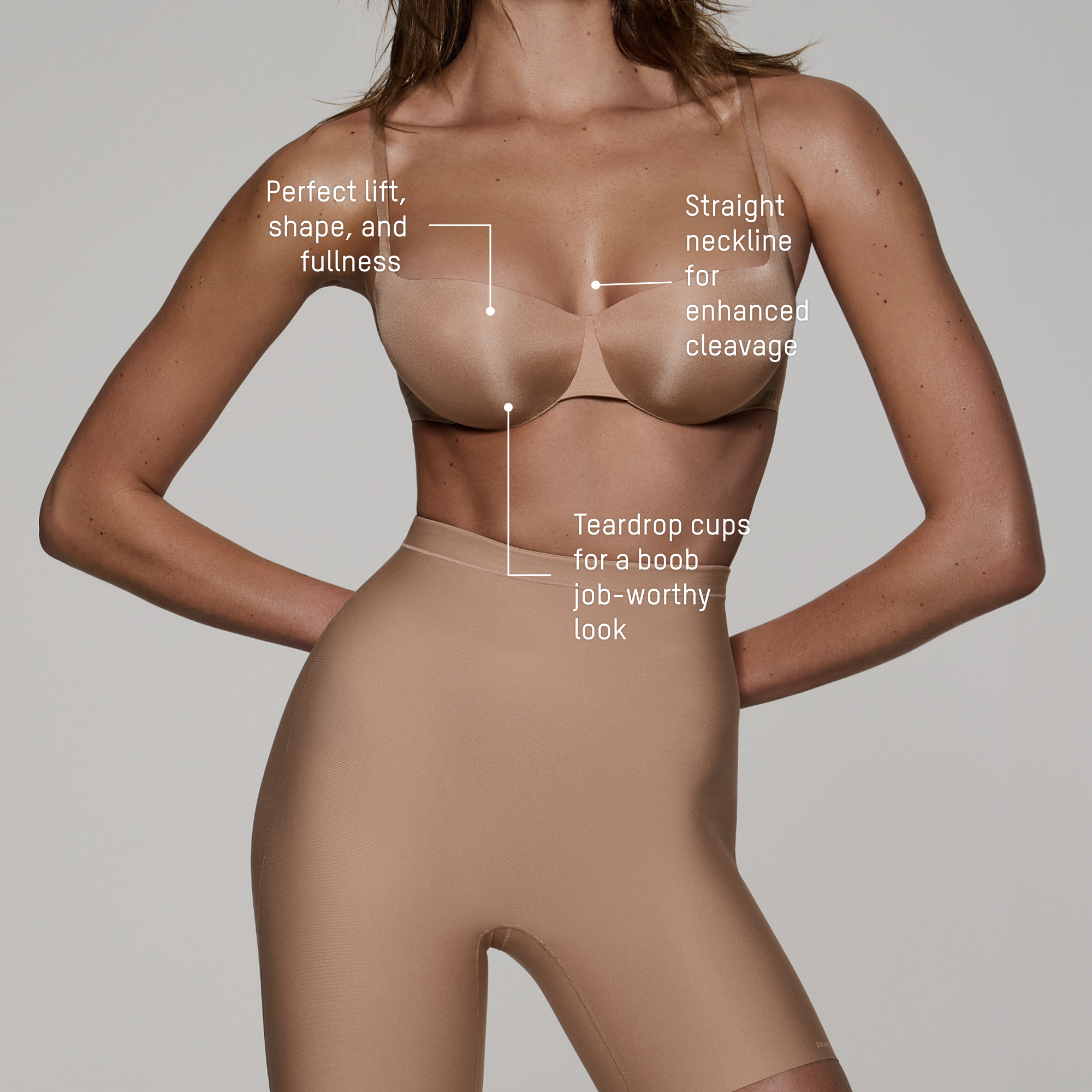 SKIMS ULTIMATE BALCONETTE PUSH-UP BRA | COCOA