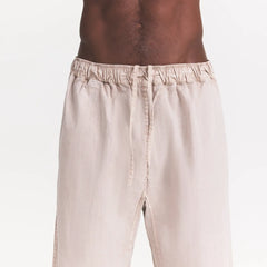 WOVEN MENS PULL-ON PANT | STONE
