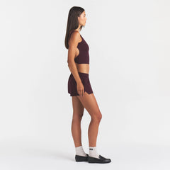 COTTON JERSEY TIE BACK TANK | CURRANT