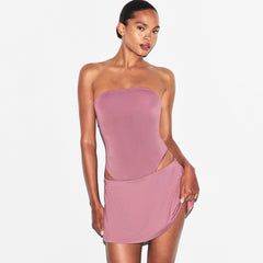 SMOOTH LAYERS MINI SKORT | REDWOOD