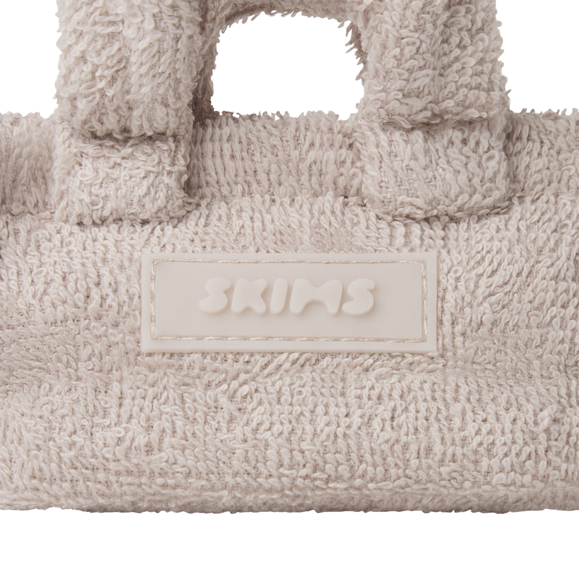 TERRY MICRO TOTE KEYCHAIN | STONE
