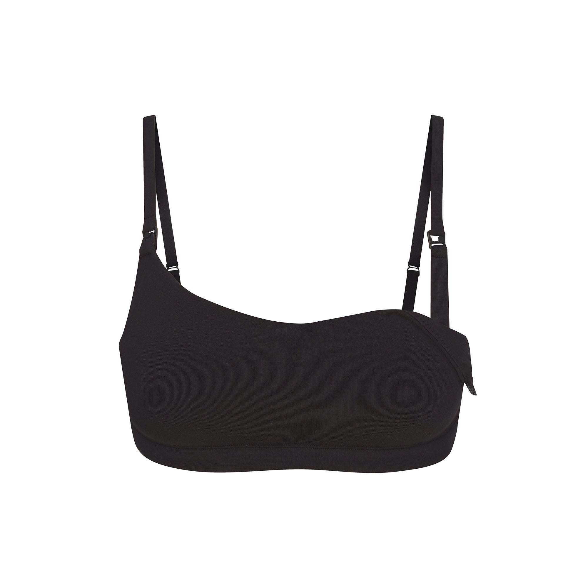 COTTON JERSEY MATERNITY NURSING SCOOP BRALETTE | SOOT