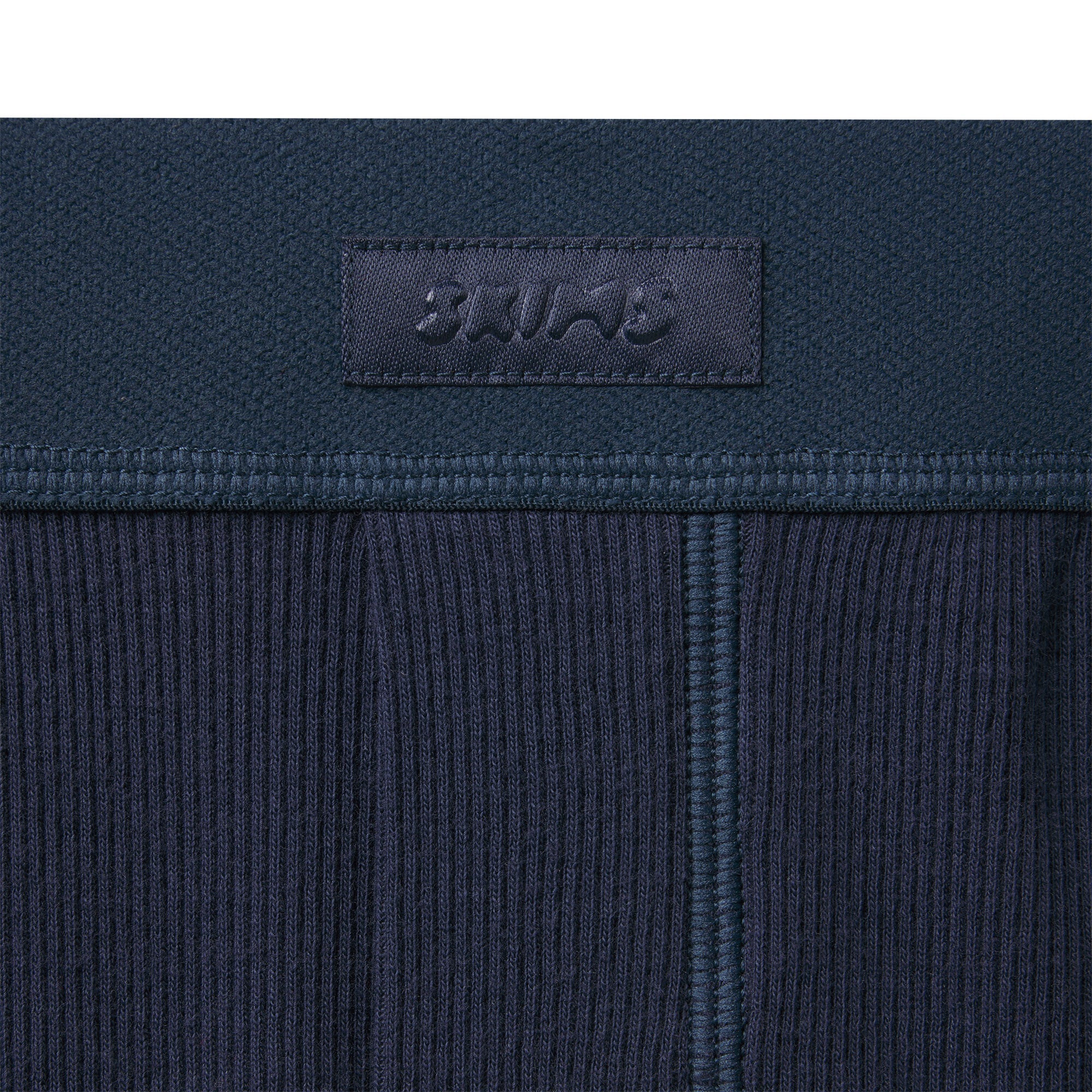 COTTON RIB BOXER | NAVY