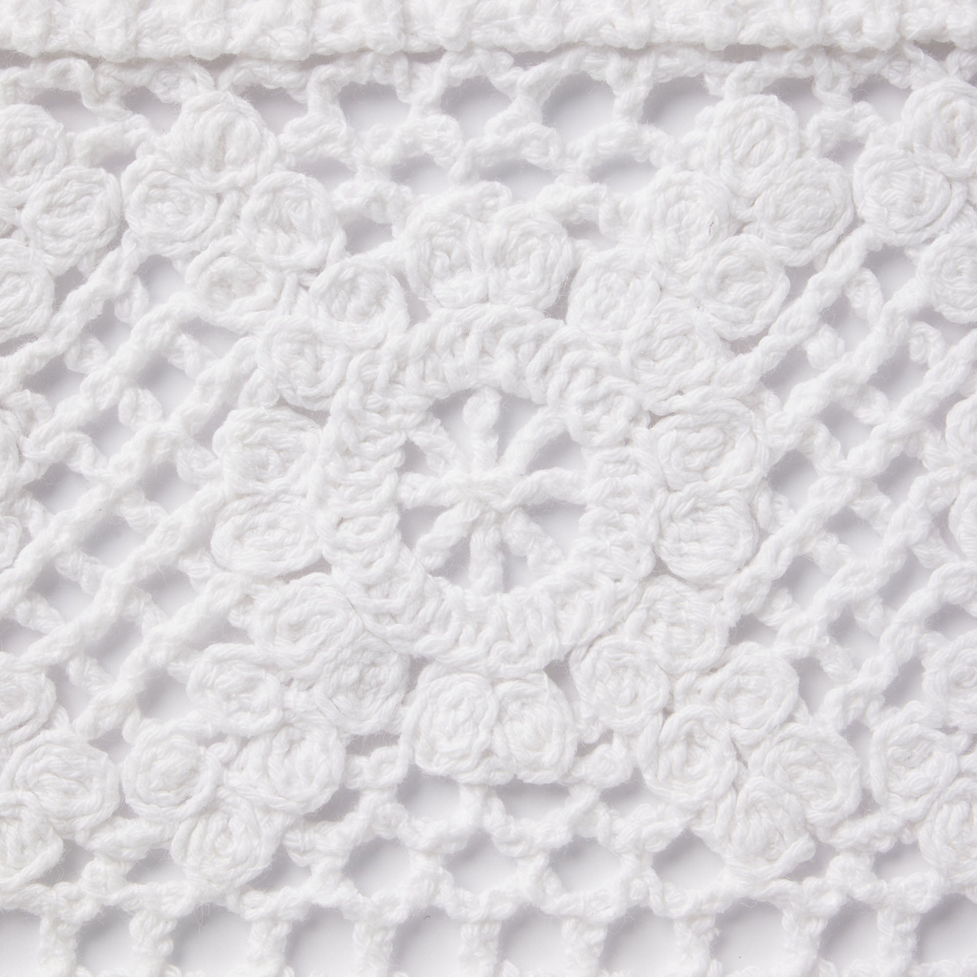 SWIM COVER-UPS CROCHET CROPPED CARDIGAN | SNOW
