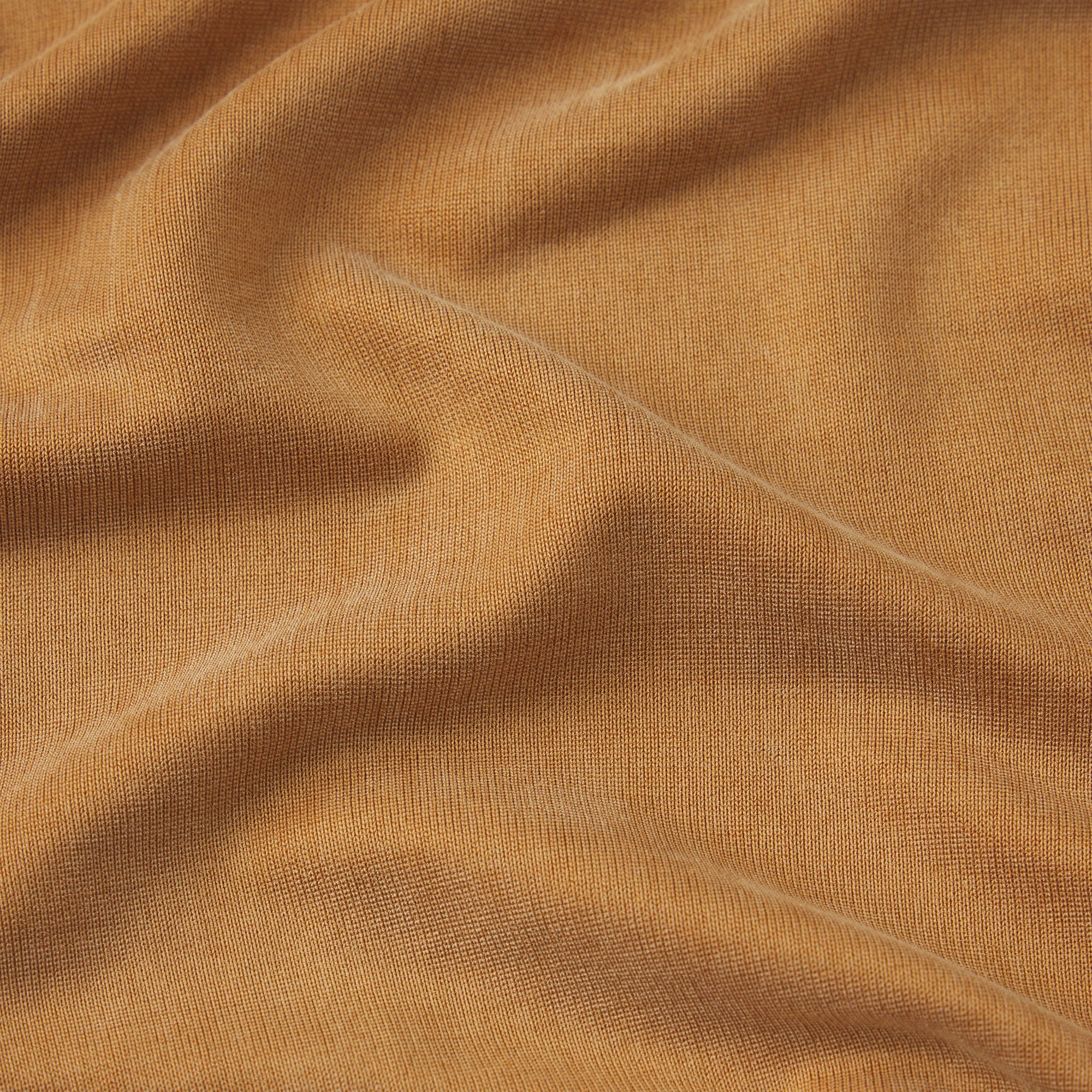 CUPRO JERSEY RUCHED LONG DRESS | ALMOND
