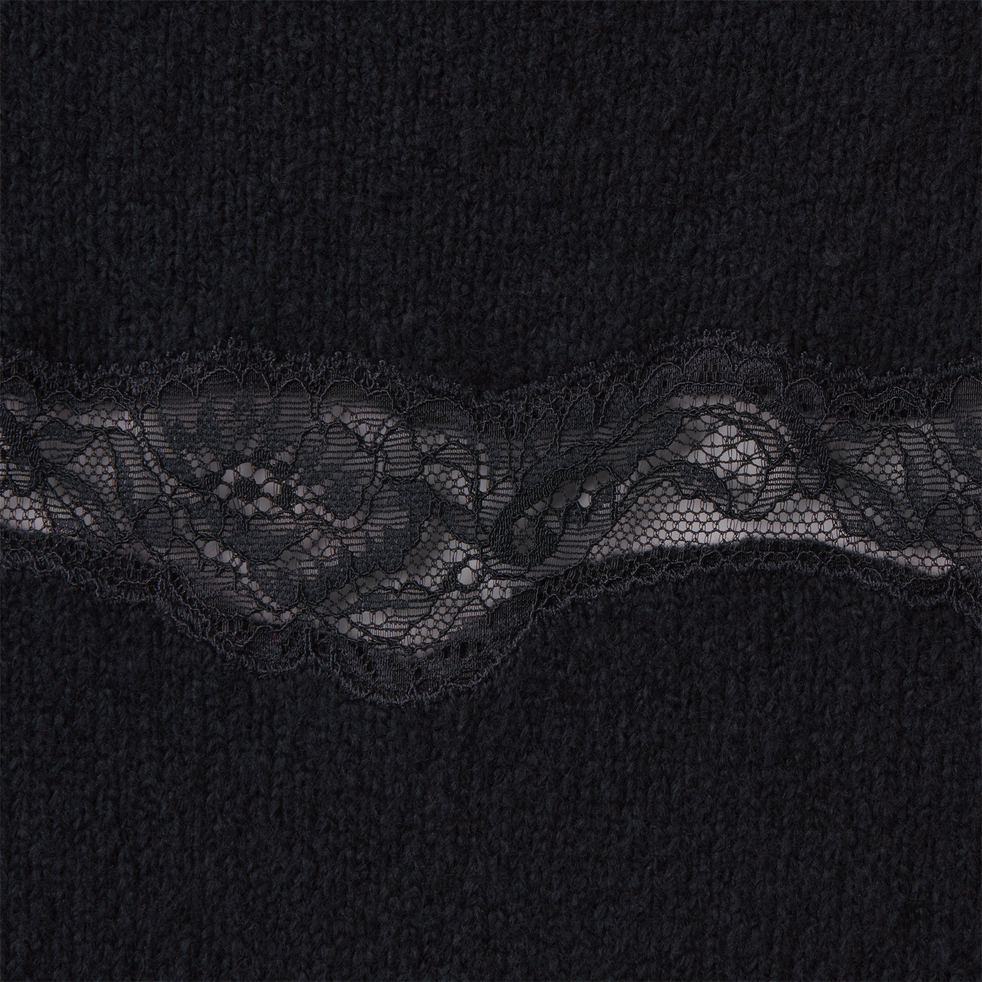 LACE KNIT TANK | OBSIDIAN