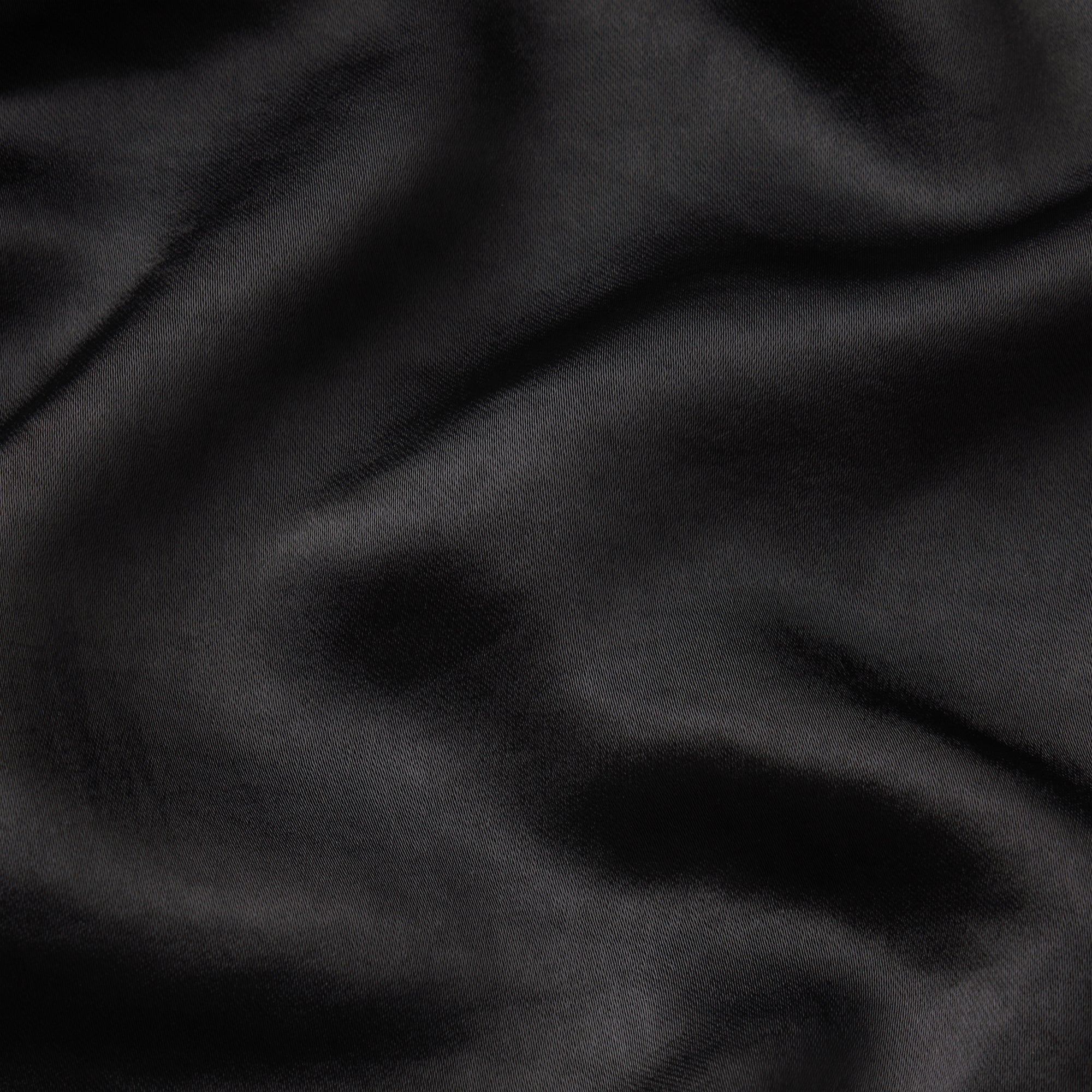 LIGHTWEIGHT SATIN STRAIGHT LEG PANT | OBSIDIAN
