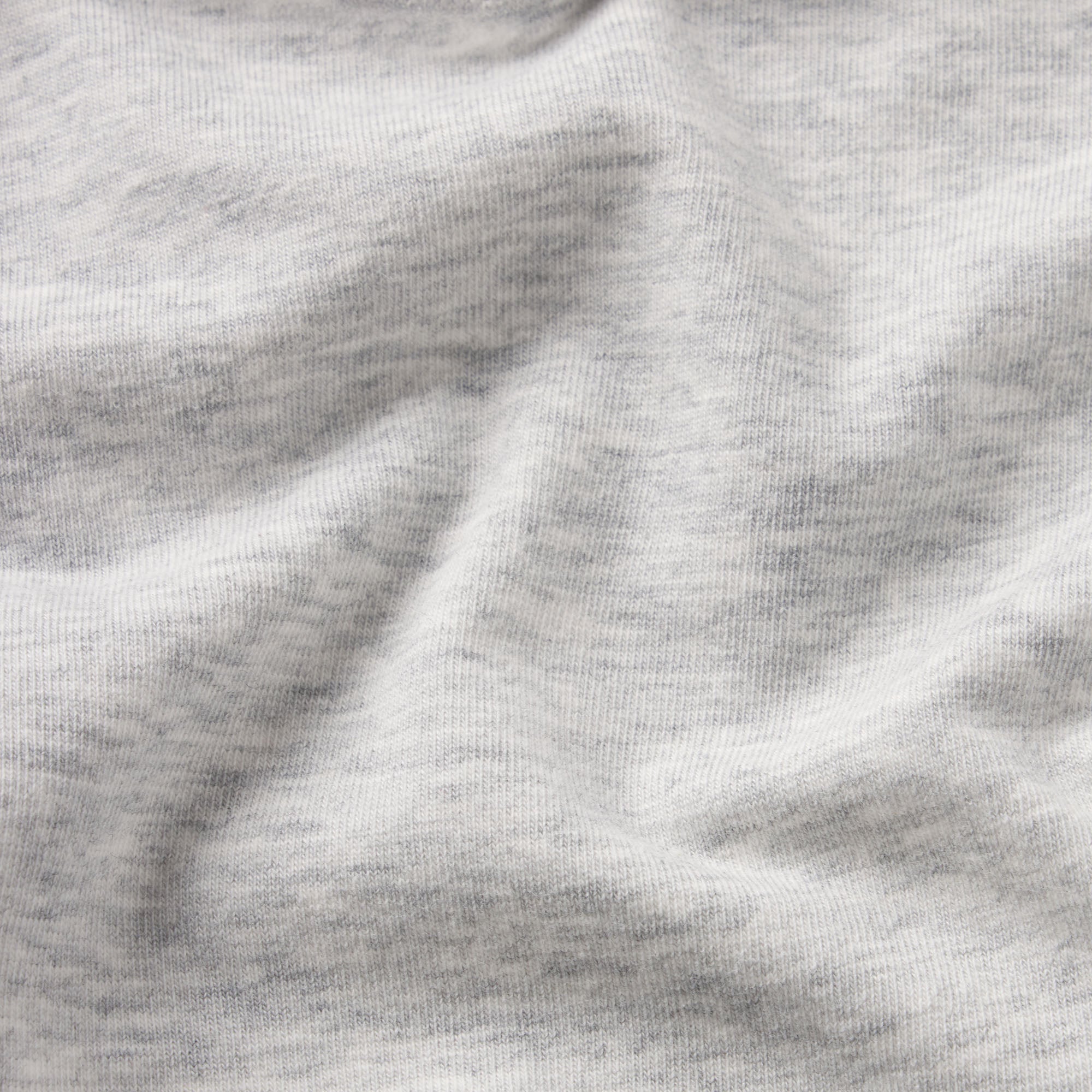 LIGHTWEIGHT COTTON LOGO PICOT HIPSTER | LIGHT HEATHER GREY