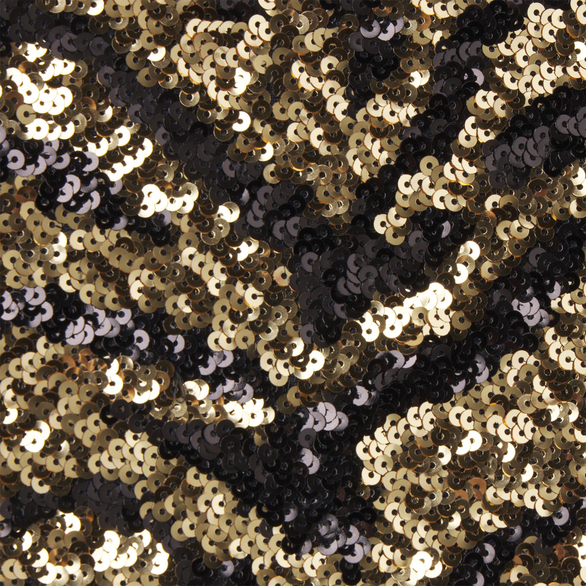ICONIC SWIM SEQUIN TRIANGLE BIKINI TOP | BISCOTTI SEQUINED ZEBRA
