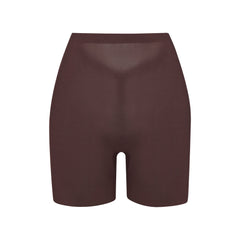 SHEER SCULPT LOW BACK SHORT | COCOA