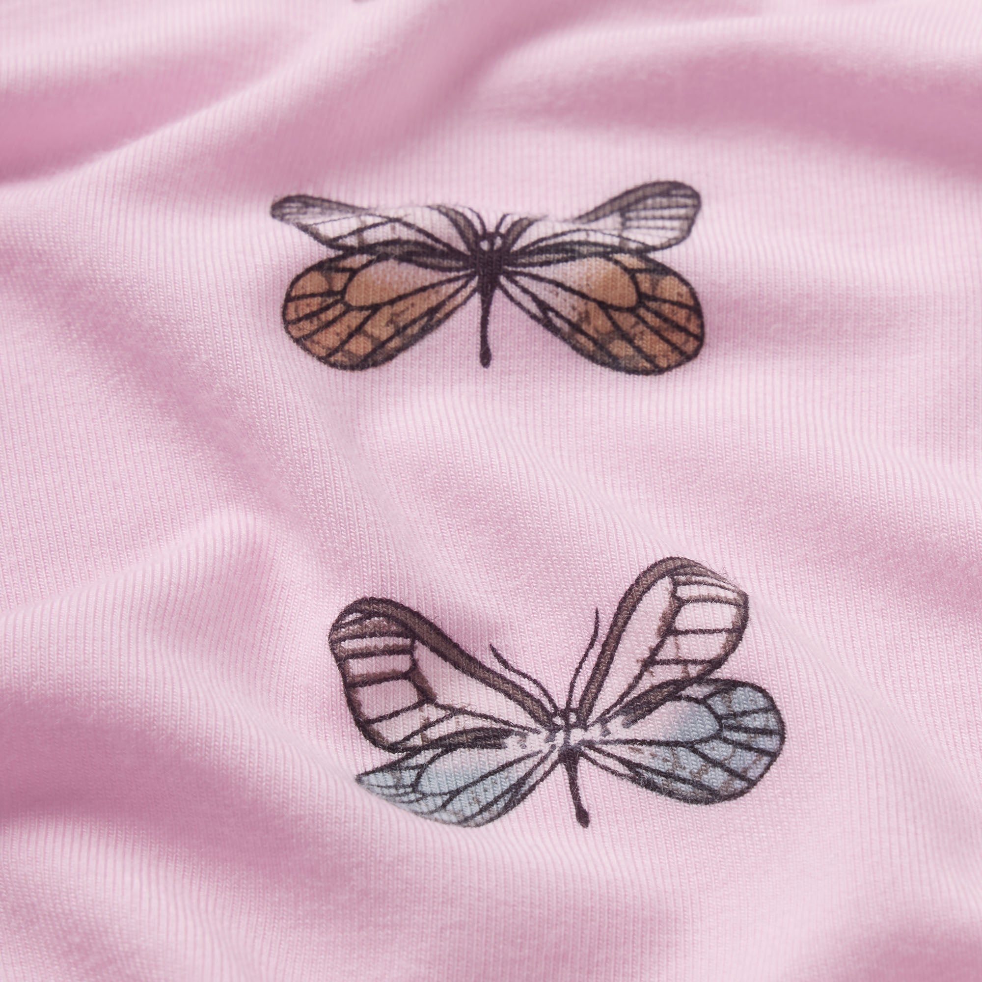 SKIMS SLEEP LONG SLEEVE BUTTON UP SET | PEONY BUTTERFLY PRINT