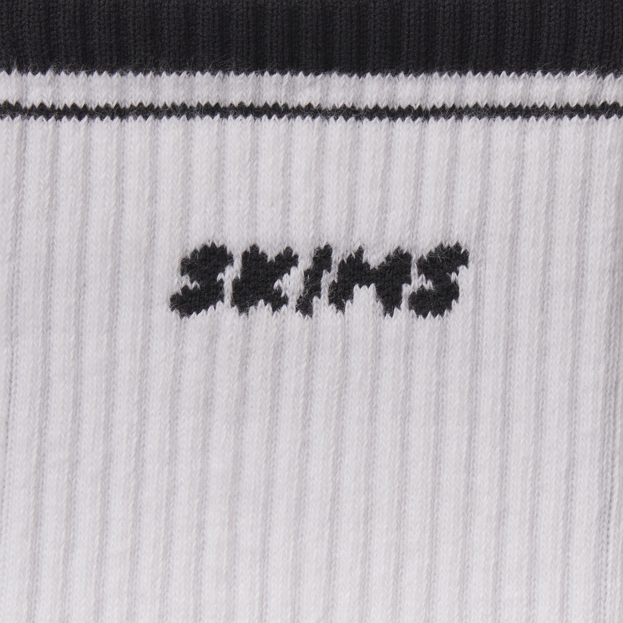 SKIMS SOCKS RIBBED QUARTER CREW LOGO SOCK 3-PACK | STONE MULTI