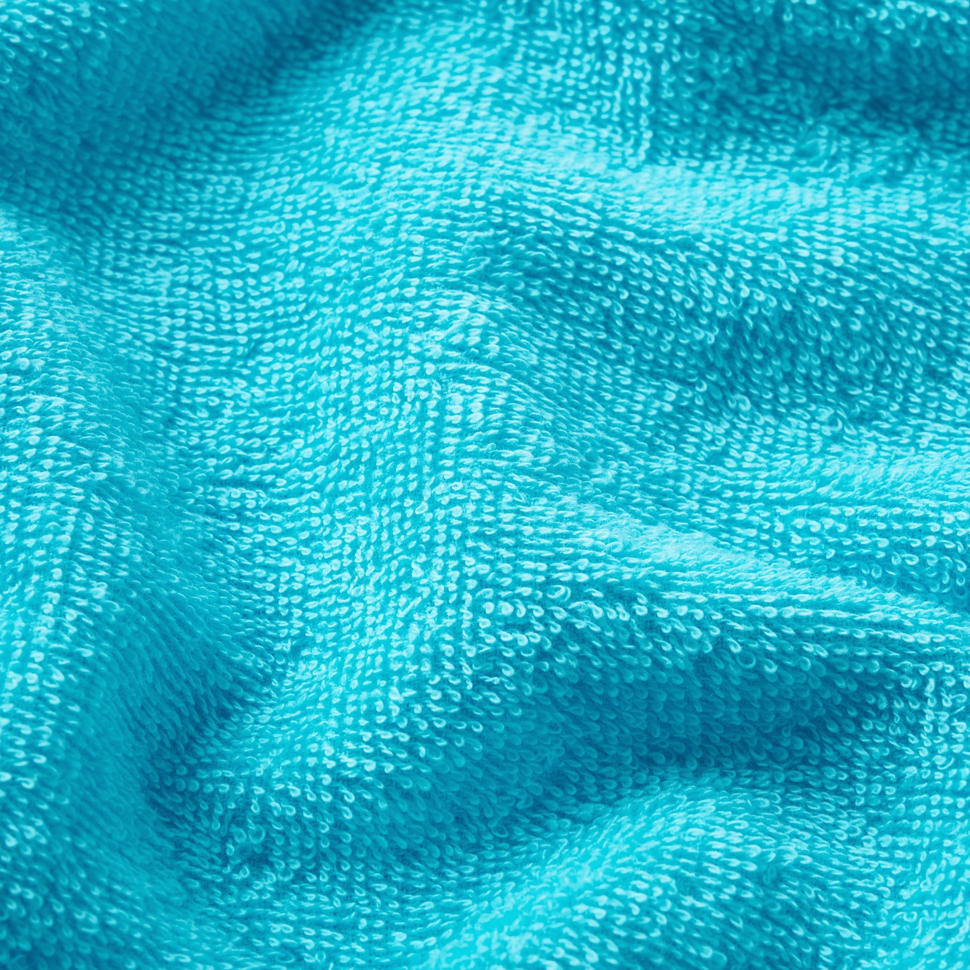 TERRY COVER-UPS WRAP SKIRT | CYAN
