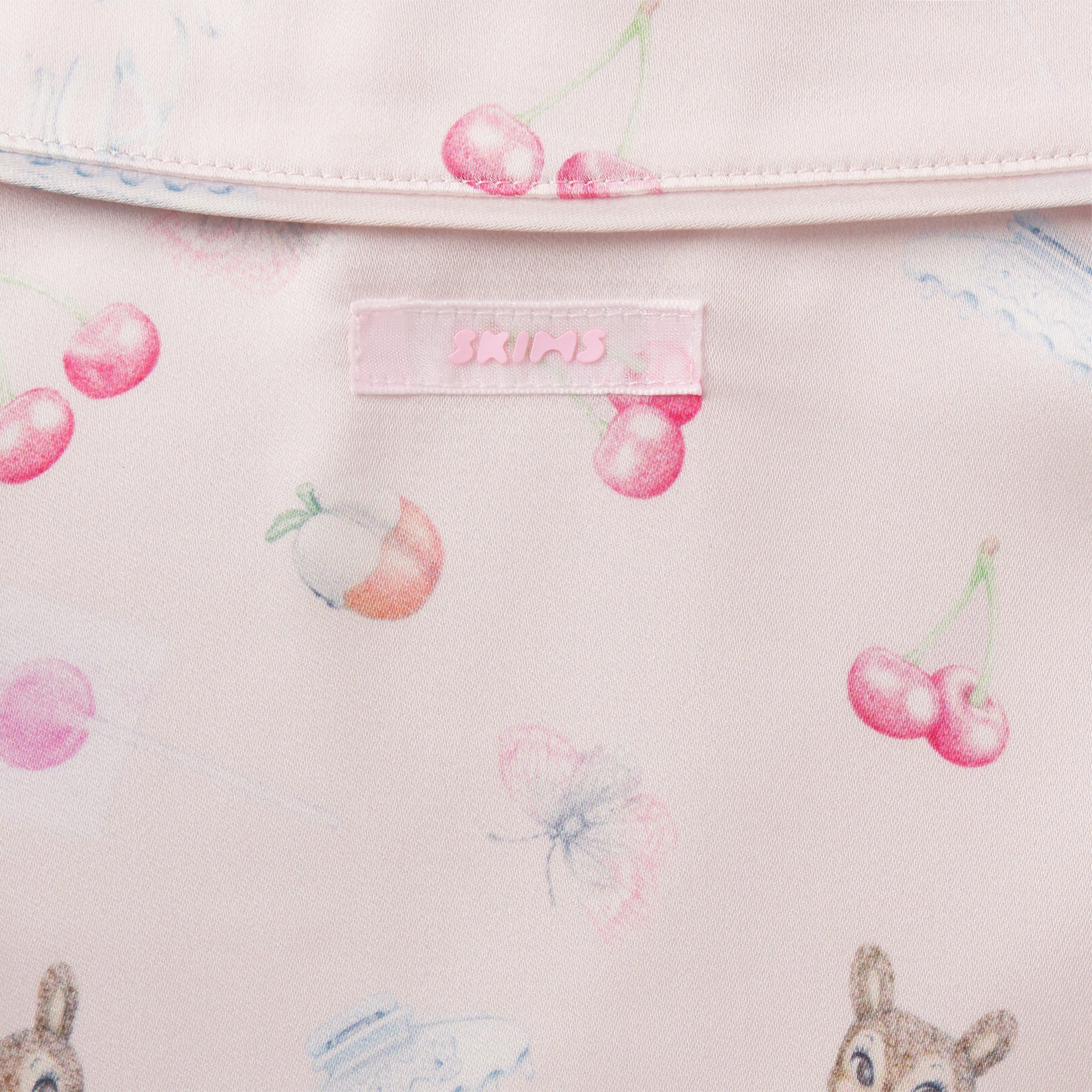 WOVEN SHINE ROBE | BARELY PINK SNACK BAG
