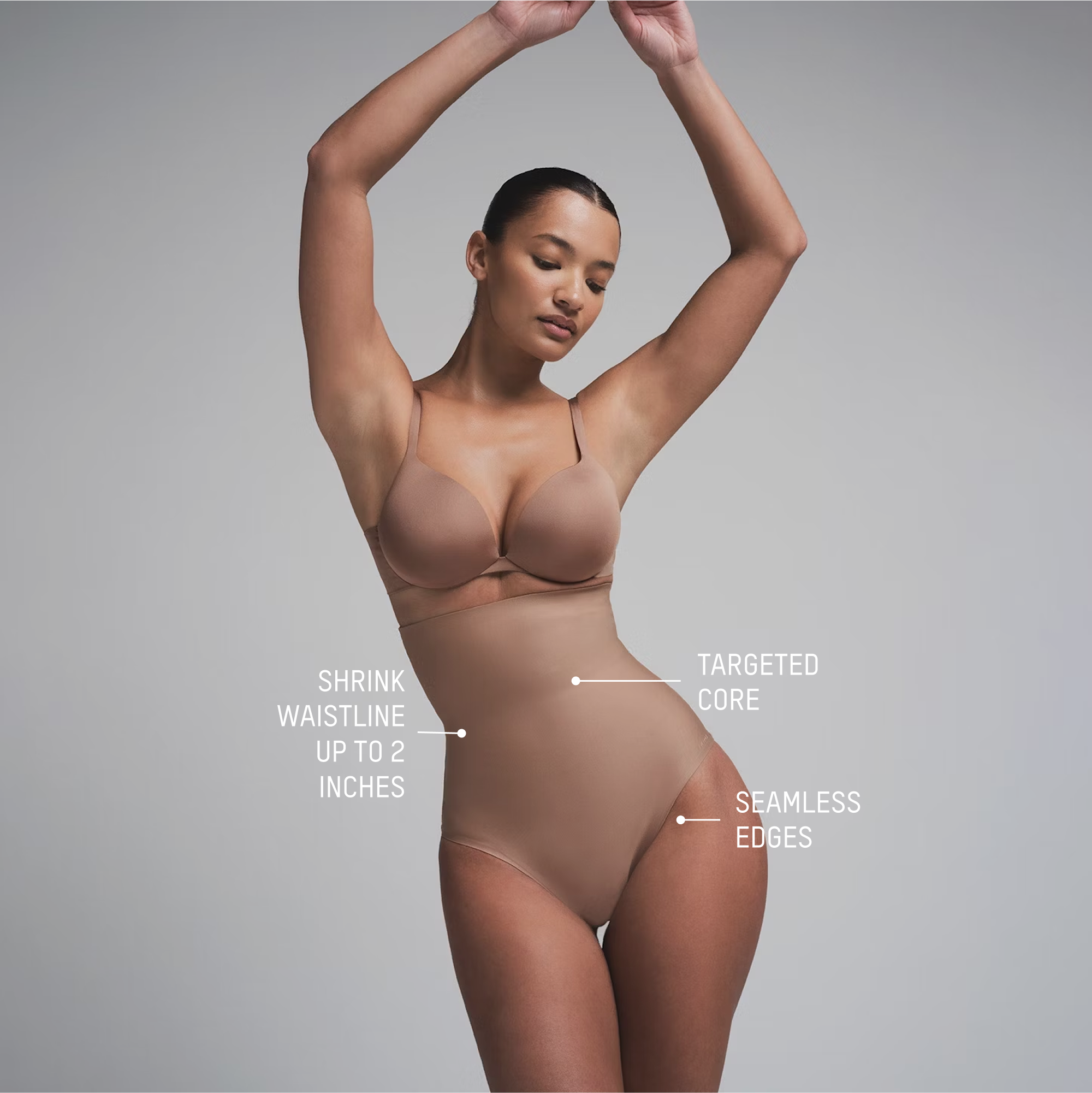 SKIMS BODY CORE SCULPT HIGH-WAISTED BRIEF | COCOA