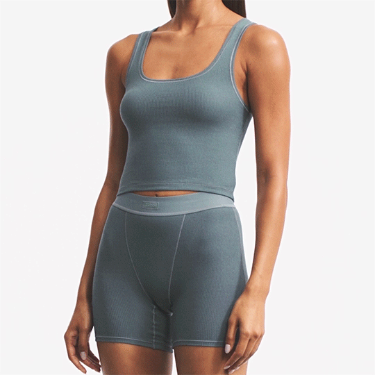 COTTON RIB TANK | BONE